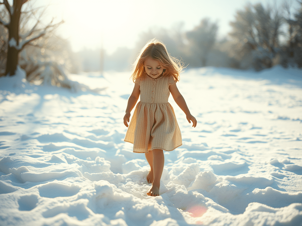 Barefoot in the&nbsp;Snow